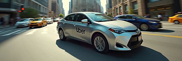 Uber car